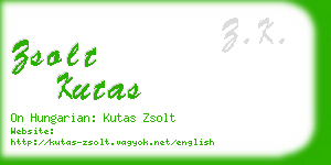 zsolt kutas business card